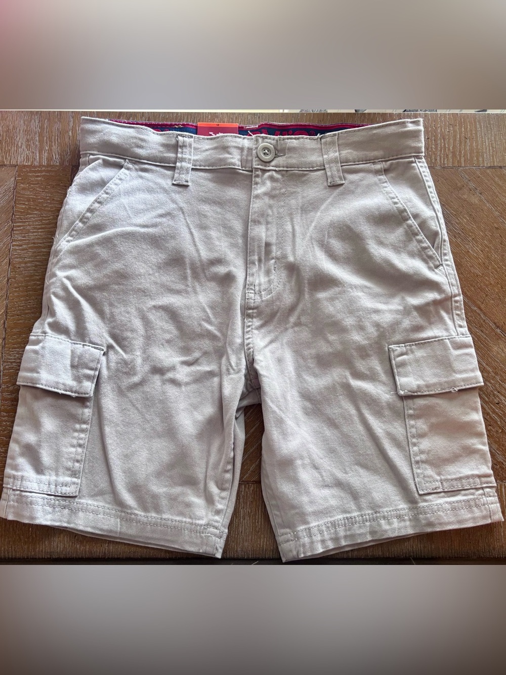 Levi's Light Beige Cargo Shorts for Kids